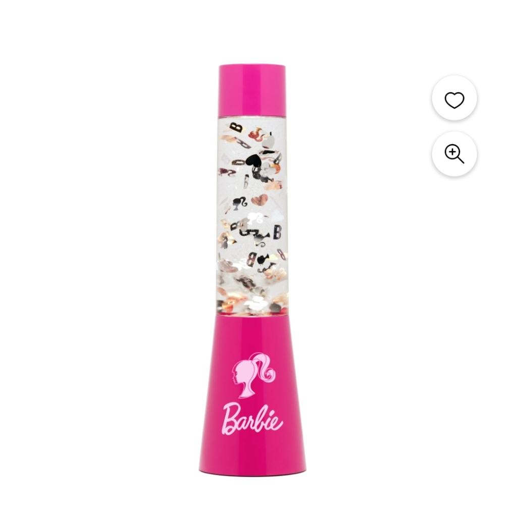 Barbie glitter motion lamp 13"